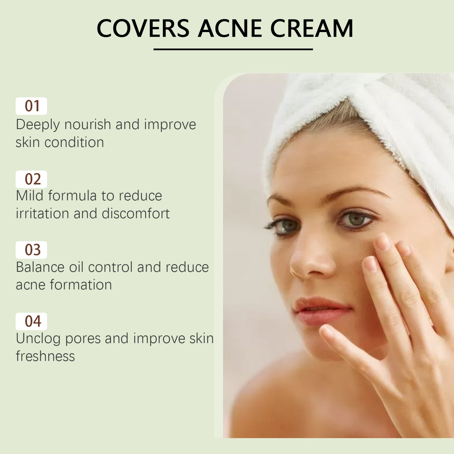 Green Tea Moisturizing Face Cream – Oil Control & Skincare Balance