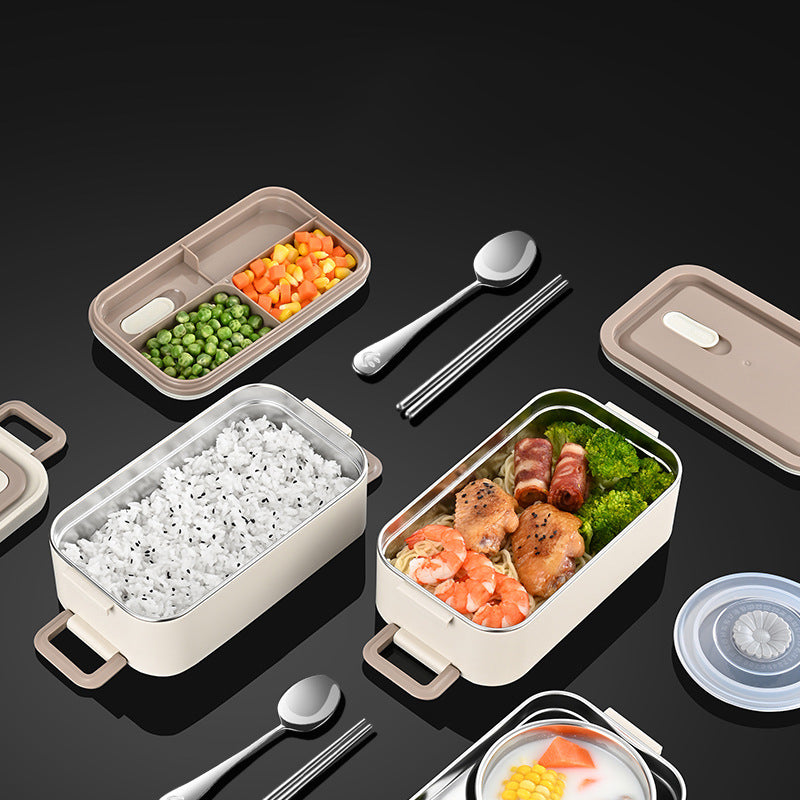 Double-Layer Water-Free Thermal Insulation Lunch Box