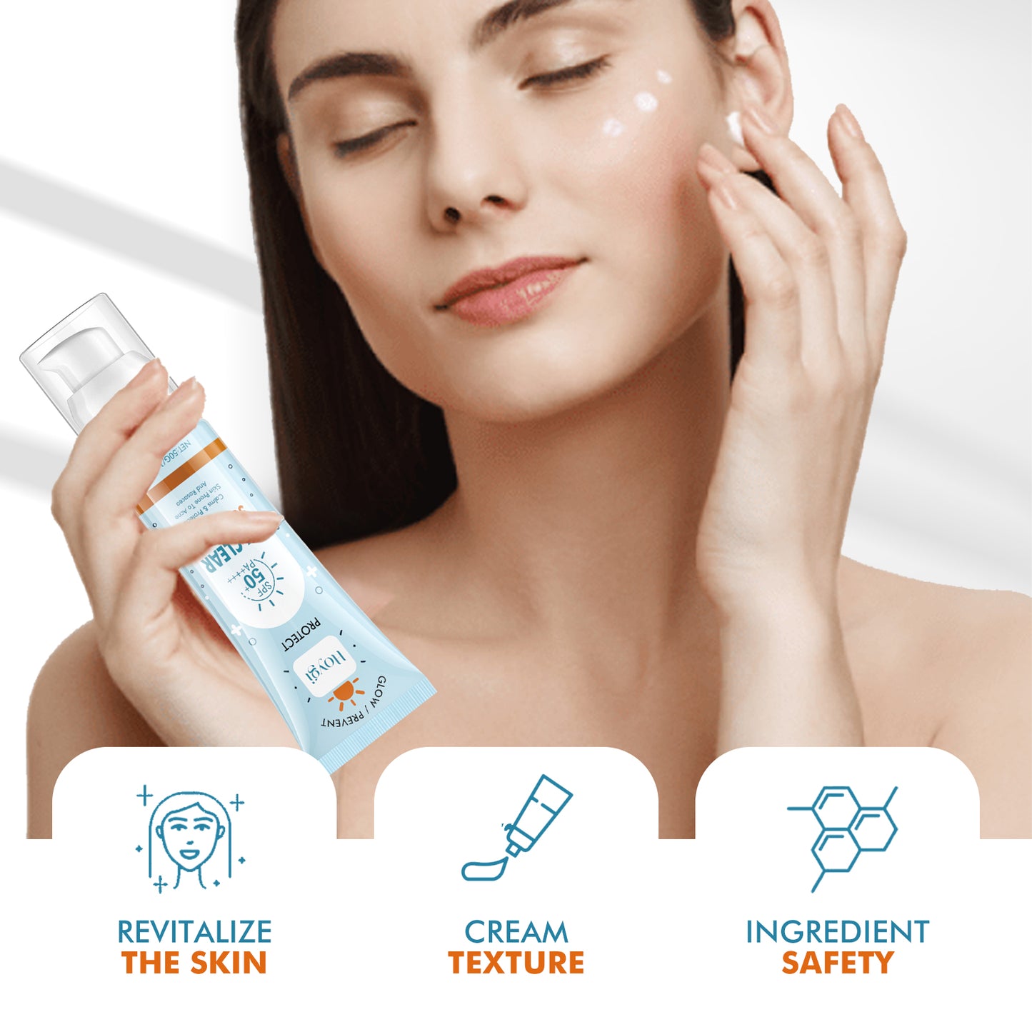 Hoygi UV Clear Sun Sunscreen – Summer Outdoor UV Protection