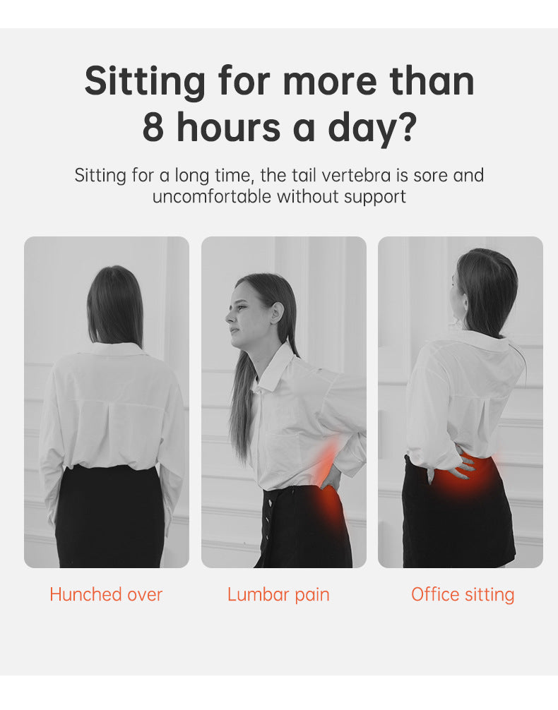 High Quality Office Chair Memory Foam Orthopedic Coccyx Seat Cushion