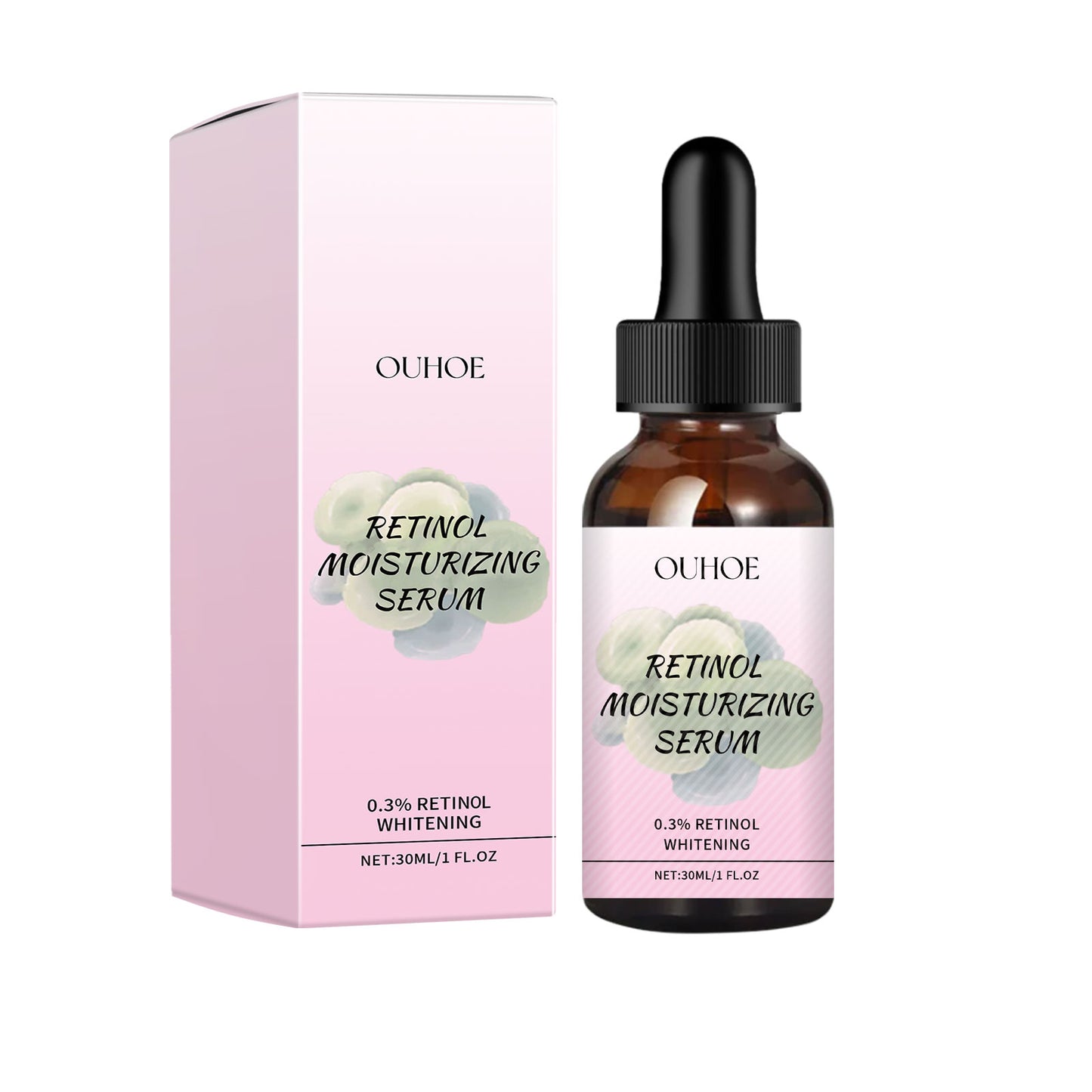 Retinol Hydrating Serum – Delicate Moisturizing Anti-Wrinkle Face Serum with Retinol & Vitamin C