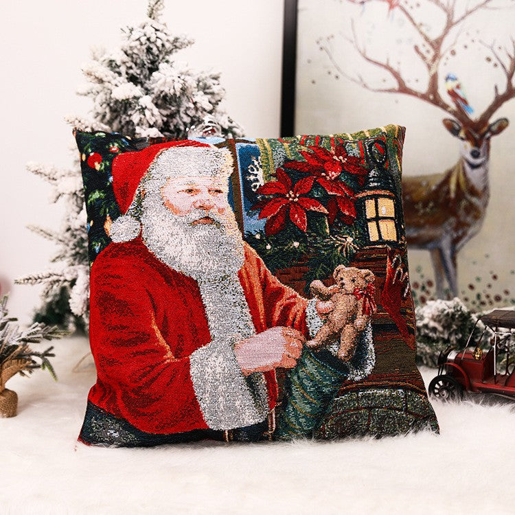 European & American Style Christmas Pillow Covers - Home & Window Decorations