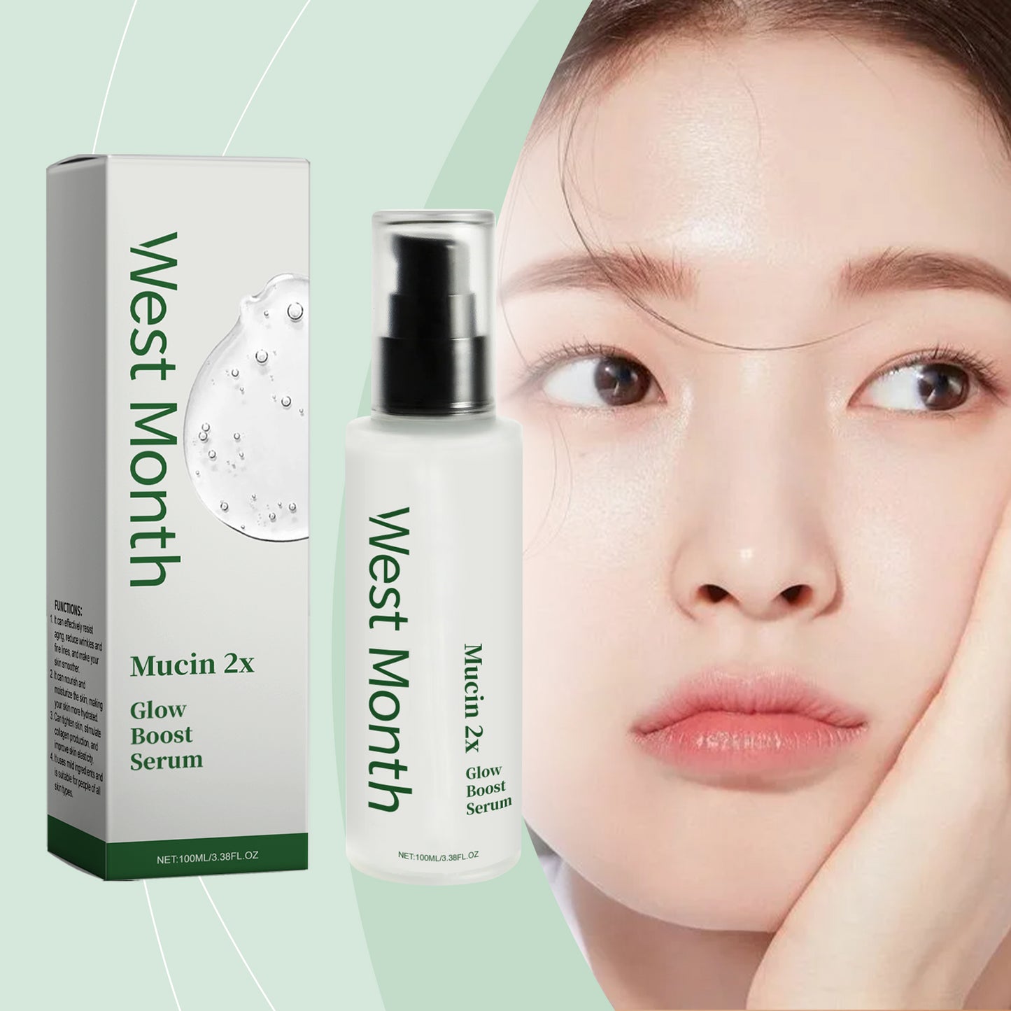 Huyết Thanh Nâng Cơ, Dưỡng Ẩm Và Thủy Hóa Da Mặt West&Month