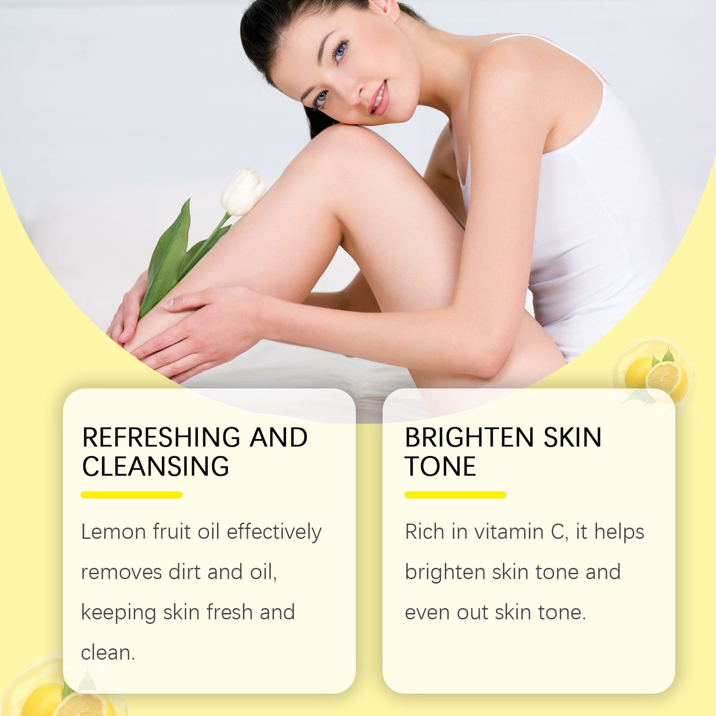 Xà phòng tắm dưỡng thể OceAura Lemon Herbal Vitamin C - làm sạch nhẹ nhàng, tươi mát, kiểm soát dầu, chăm sóc da.