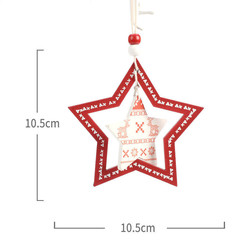 Five-Pointed Star Christmas Ornaments - Tree Decorations & Love Gift Ideas