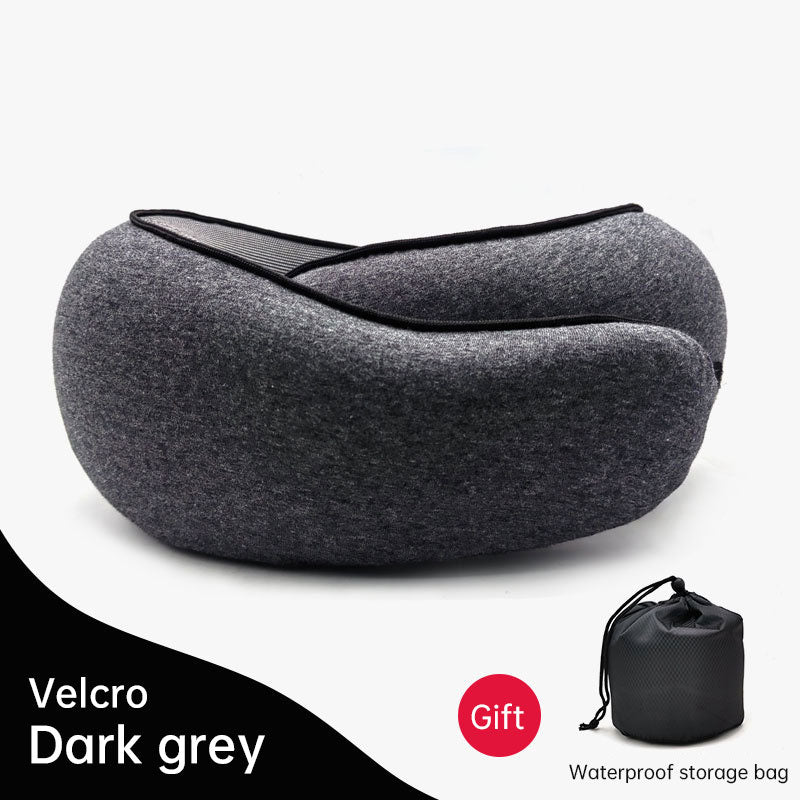 Memory Foam Neck Pillow U-Shaped Cervical Vertebra Travel Pillow with Carry Bag