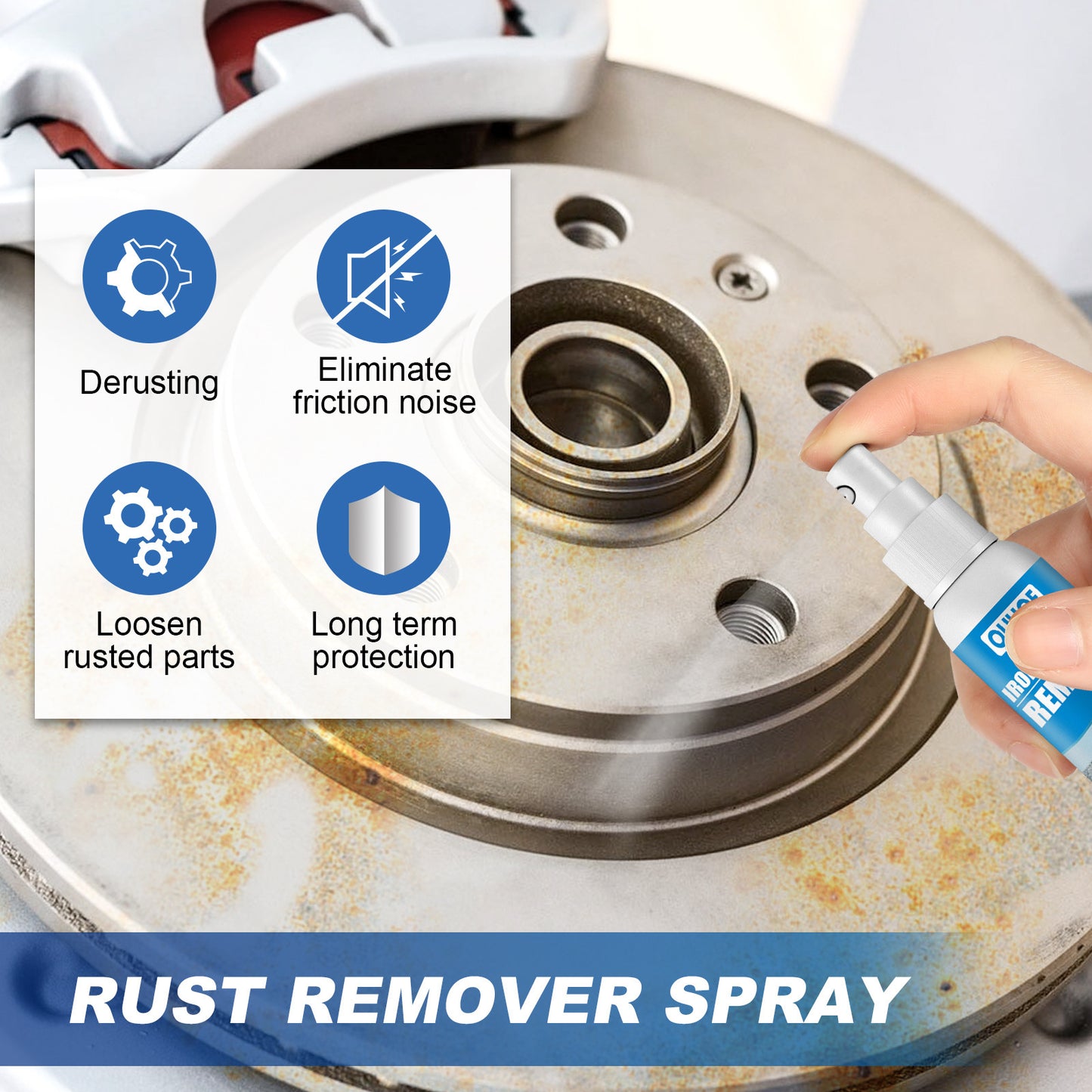 Automotive Iron Powder & Rust Remover Spray – Protect & Restore Car Paint