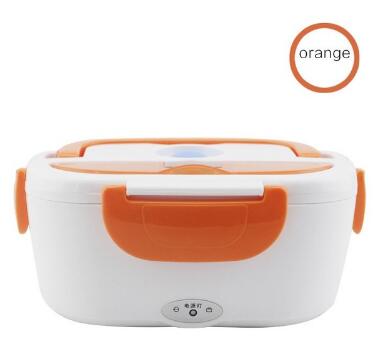 220V/110V Portable Electric Heating Lunch Box – Food-Grade Container with 4 Buckles Dinnerware Set