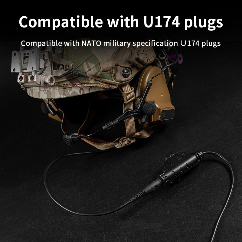 Tactical U94 V2 PTT – Tactical Headphone Adapter Compatible with Various Plugs