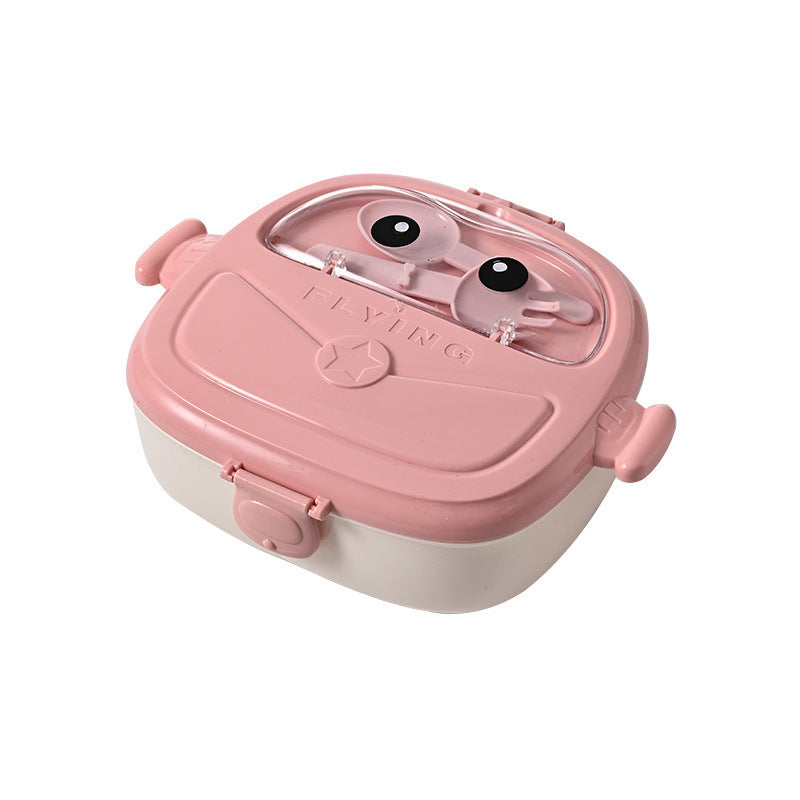 Fashion Children’s Student Portable Peter Pan Shape Compartment Lunch Box