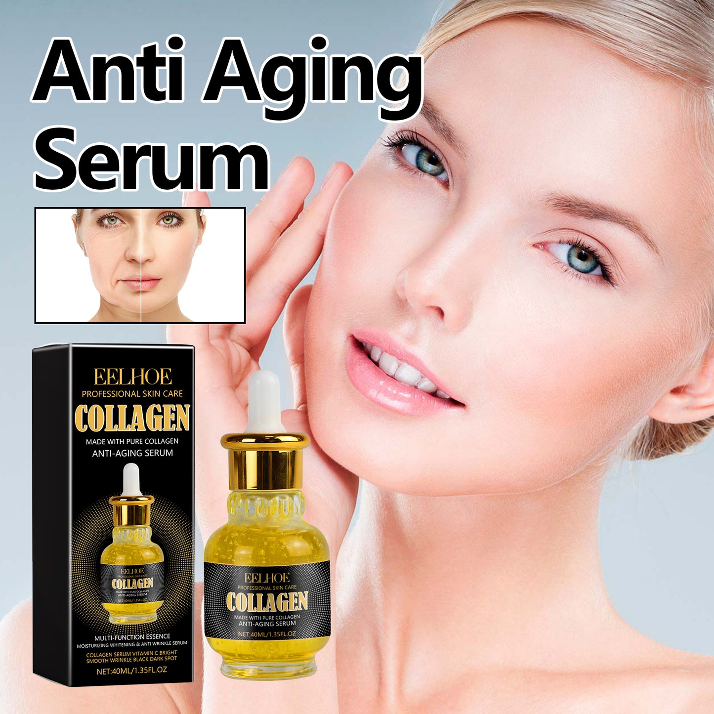 Anti-Aging Recombination Repair Serum – Firming, Elastic & Moisturizing Skin Care for Barrier Repair
