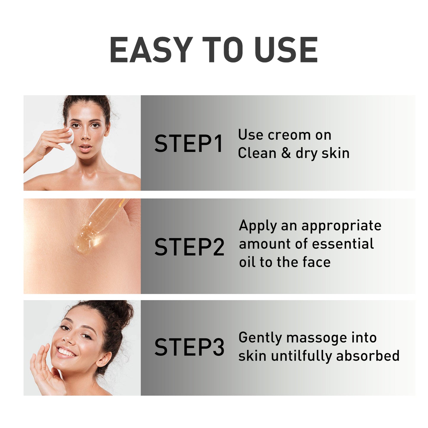 Huyết thanh làm sáng da mặt, làm mờ các vết thâm, dưỡng ẩm và phục hồi nếp nhăn.