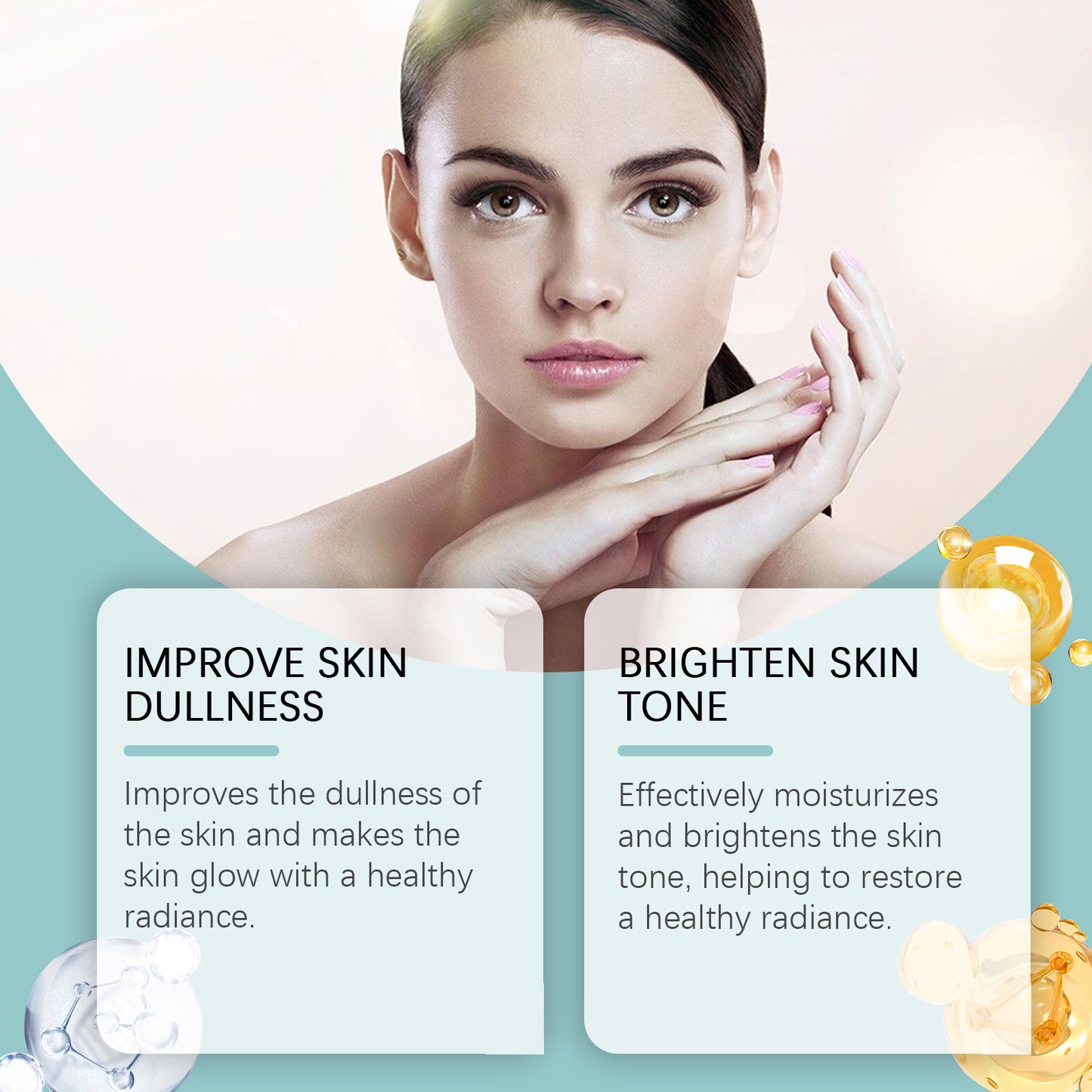 Tinh chất làm sáng da mặt Nicotinamide, dưỡng ẩm, làm sáng và nuôi dưỡng nhẹ nhàng, tinh chất dưỡng ẩm và chăm sóc da mặt.