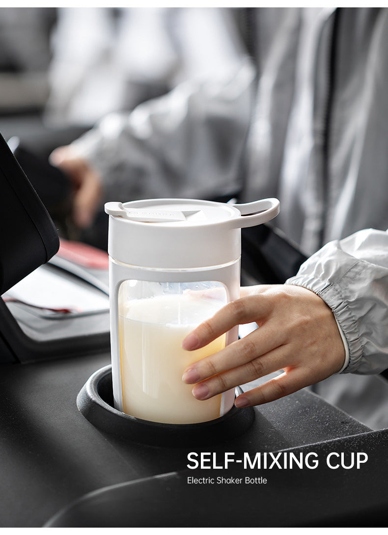 Portable Cup Blender – USB Rechargeable Smoothie & Fruit Mixer Bottle for Gym & Sport