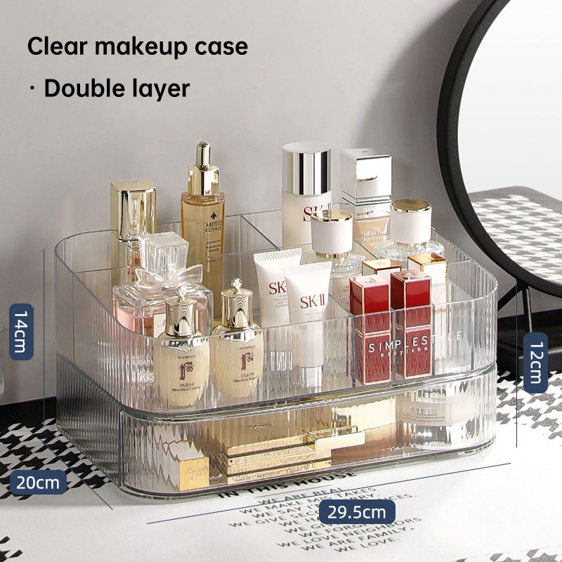 Makeup Storage Organizer – Acrylic Desktop Cosmetic Box