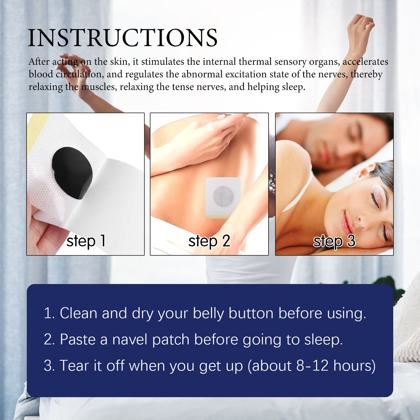 Sleep Aid Patch – Body Relief, Improve Sleep & Acupoint Health Care