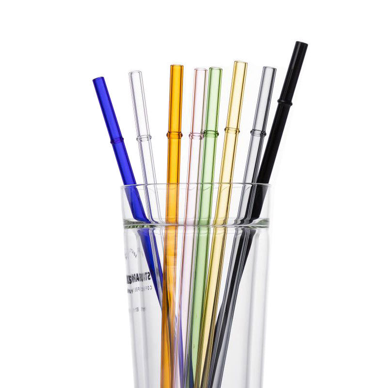 Eco-Friendly High Borosilicate Glass Straw – Durable 27cm Heat-Resistant Reusable Straw