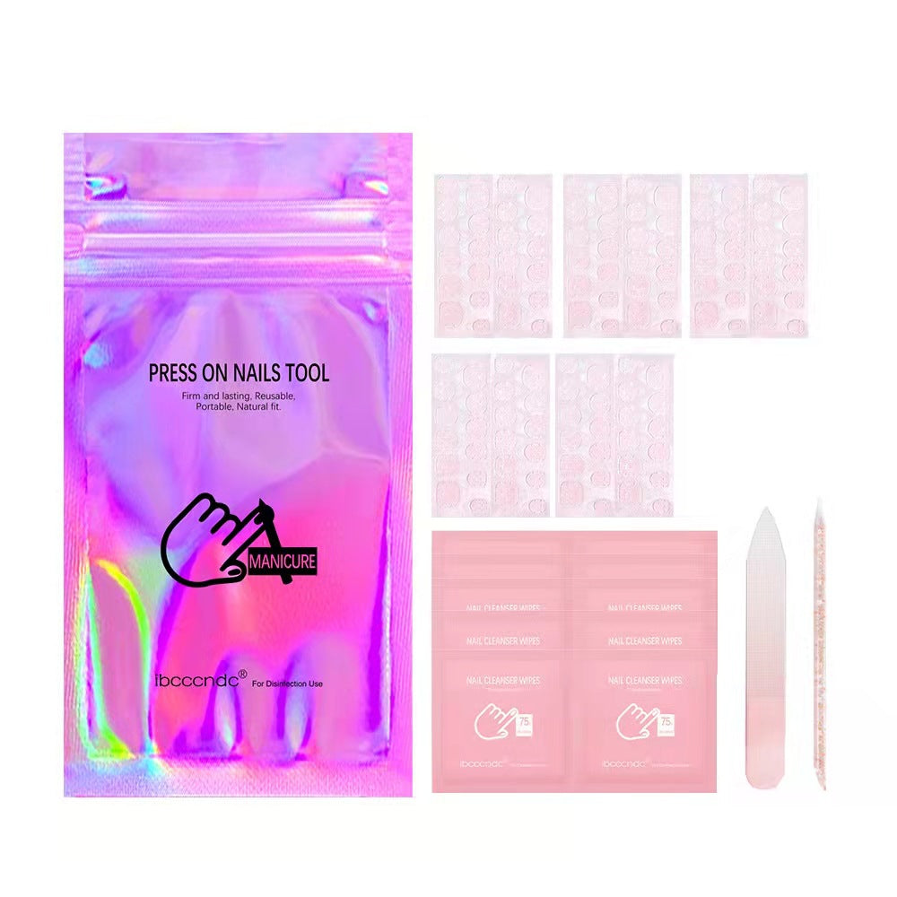ibcccndc New Wearable Nail Manicure Kit – Nail File & Jelly Glue