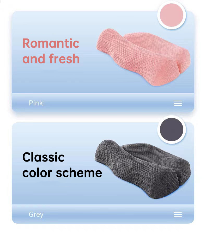 Bed Side Sleeping Pillow Neck Pain Relief Ergonomic Cervical Memory Foam