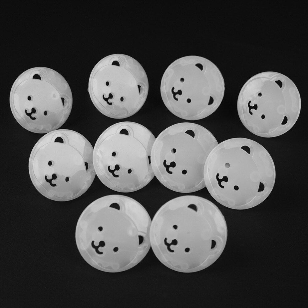 5pcs Bear EU Power Socket Electrical Outlet Covers – Baby Safety Anti-Electric Shock Plug Protectors