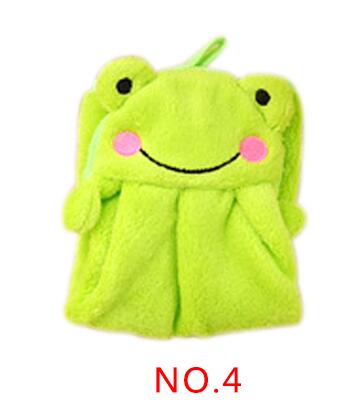 Eco-Friendly Cartoon Animal Towel – Soft Coral Velvet Candy Colours