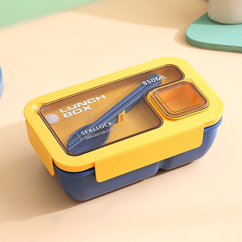 Portable Hand-Held Compartment Microwaveable Lunch Box