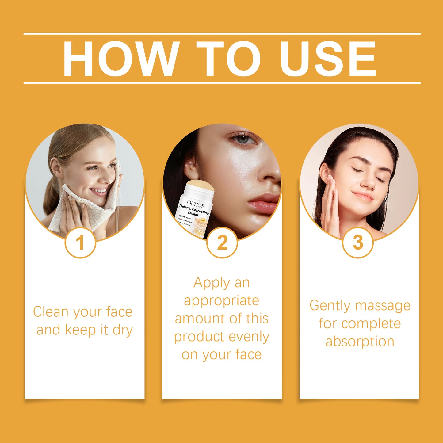 OUHOE Facial Skin Care Stick – Repair, Firm & Hydrate Skin