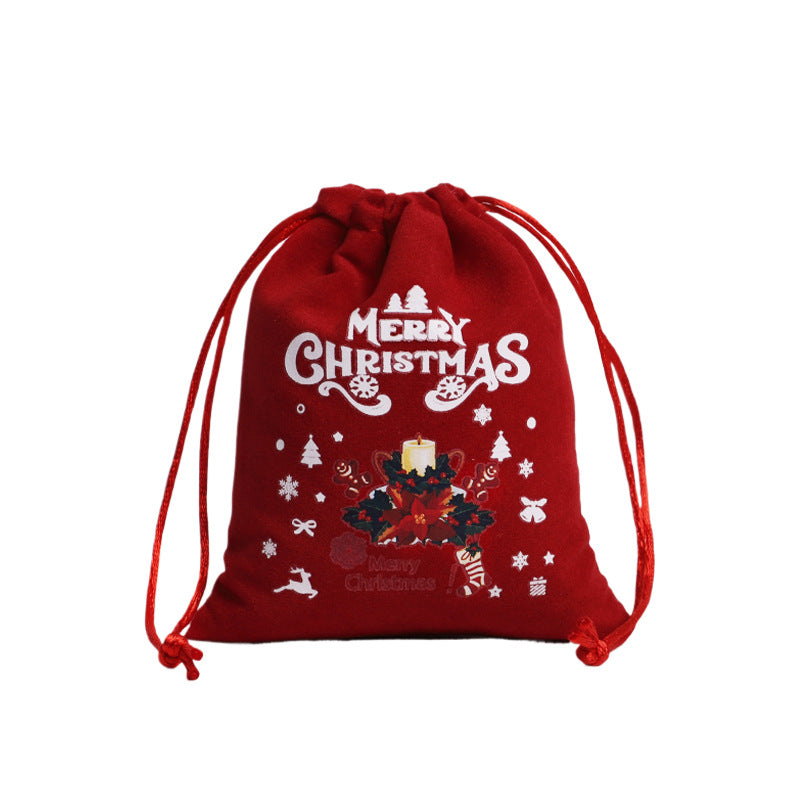 Christmas Gift Drawstring Bags – Velvet & Linen Pouches for Jewelry, Bracelets & Candy