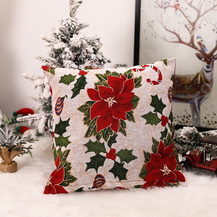 European & American Style Christmas Pillow Covers - Home & Window Decorations