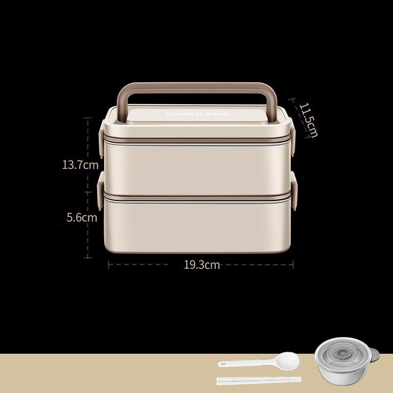 Double-Layer Water-Free Thermal Insulation Lunch Box
