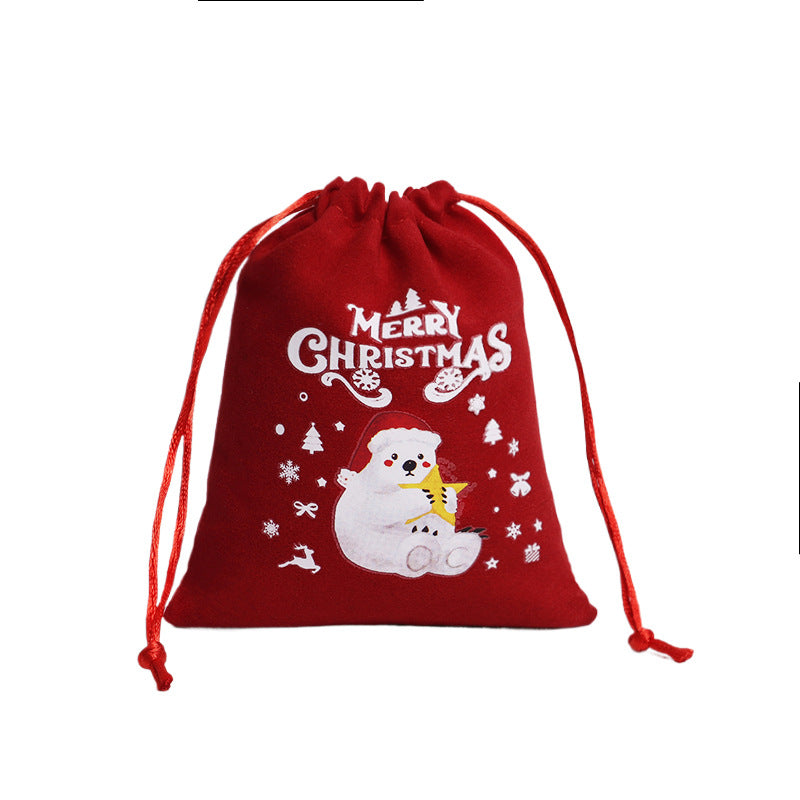 Christmas Gift Drawstring Bags – Velvet & Linen Pouches for Jewelry, Bracelets & Candy