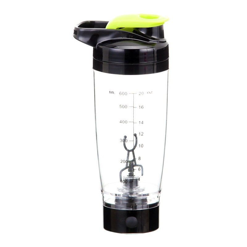 600ml electric protein shaker blender smart water bottle for gym coffee and milk