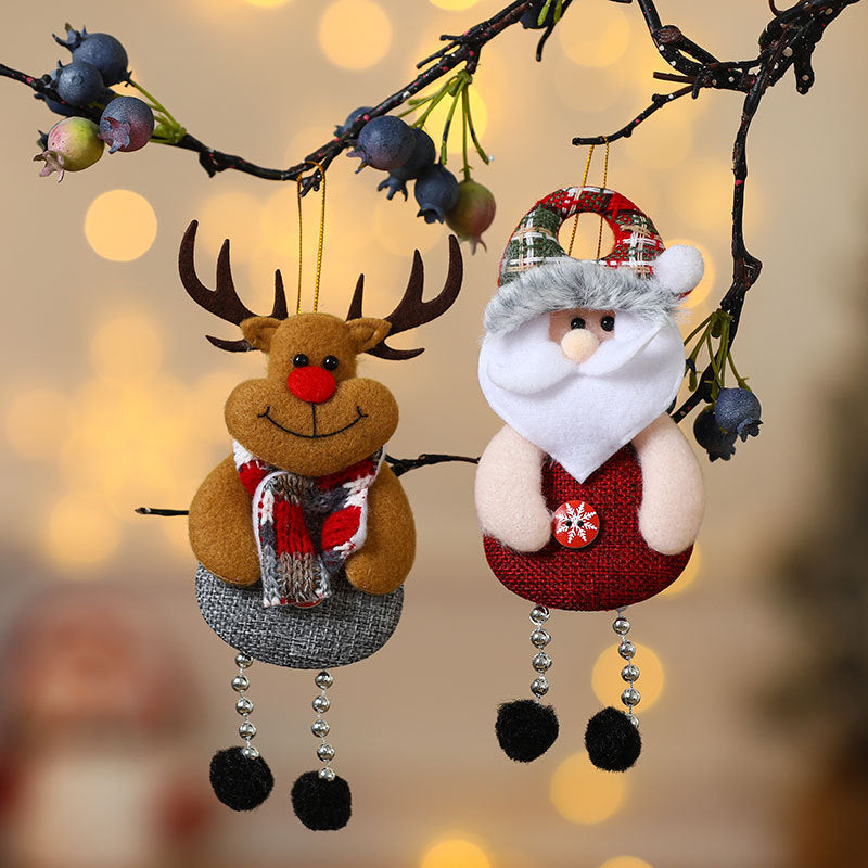 Fabric Elderly Ornaments - Christmas Tree Accessories & Gifts
