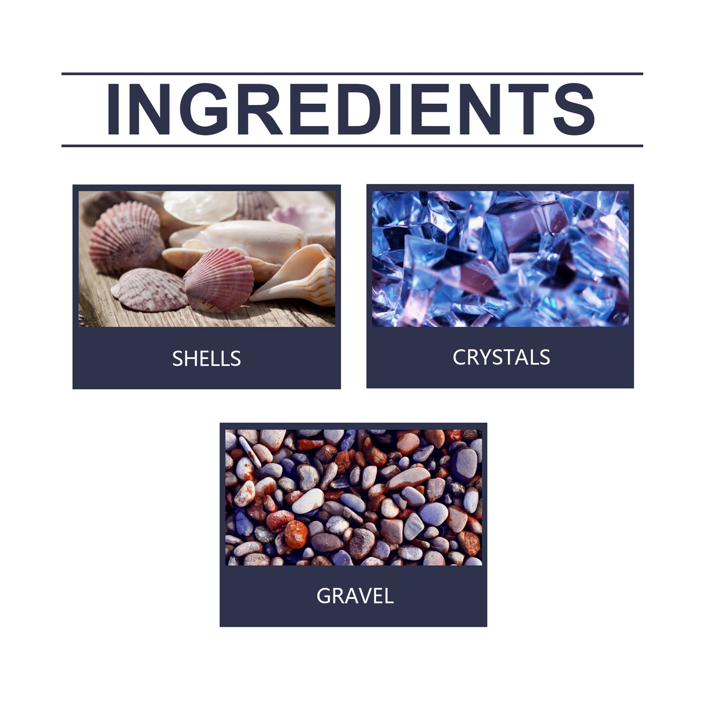 Aquamarine Crystal Fragment Bracelet – Simple Sea Blue Shell with Accessories