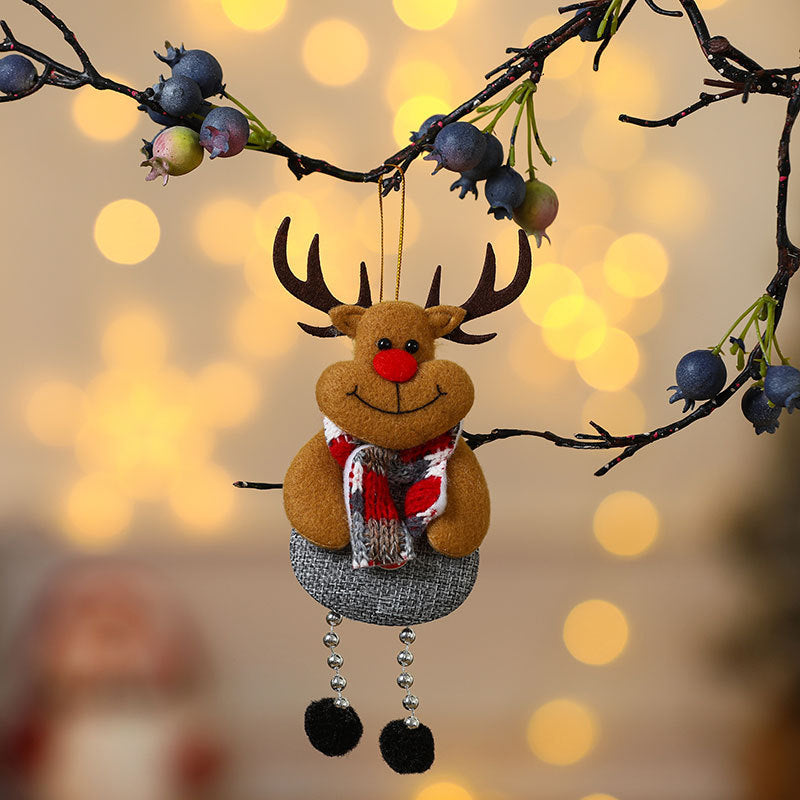 Fabric Elderly Ornaments - Christmas Tree Accessories & Gifts