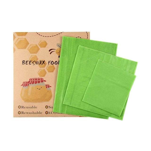 Kitchen Tools – Reusable Silicone Wrap & Beeswax Food Cover