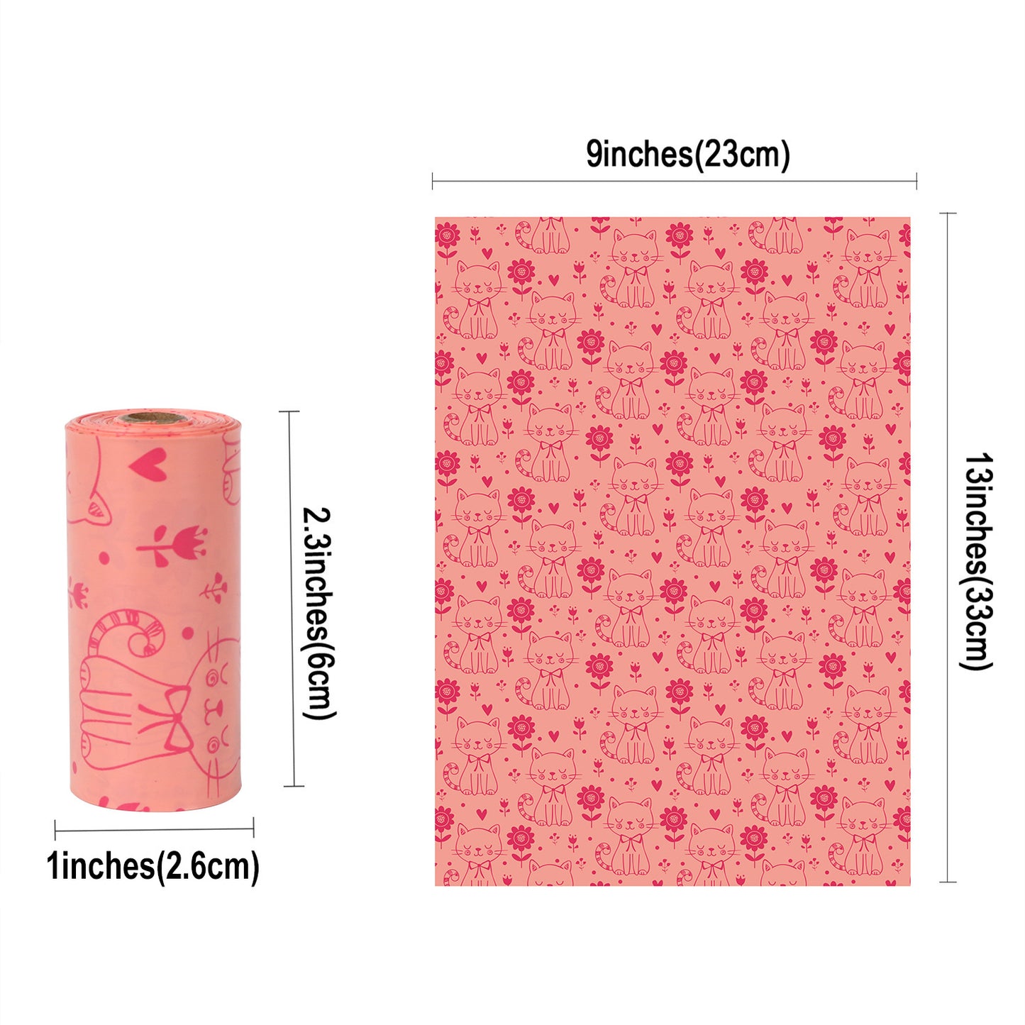 Biodegradable Pet Garbage Bags – Dog Fecal Collection Bags with Lemon & Lavender Aroma