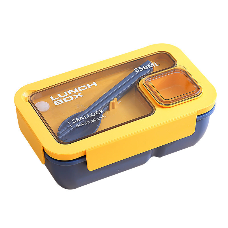 Portable Hand-Held Compartment Microwaveable Lunch Box