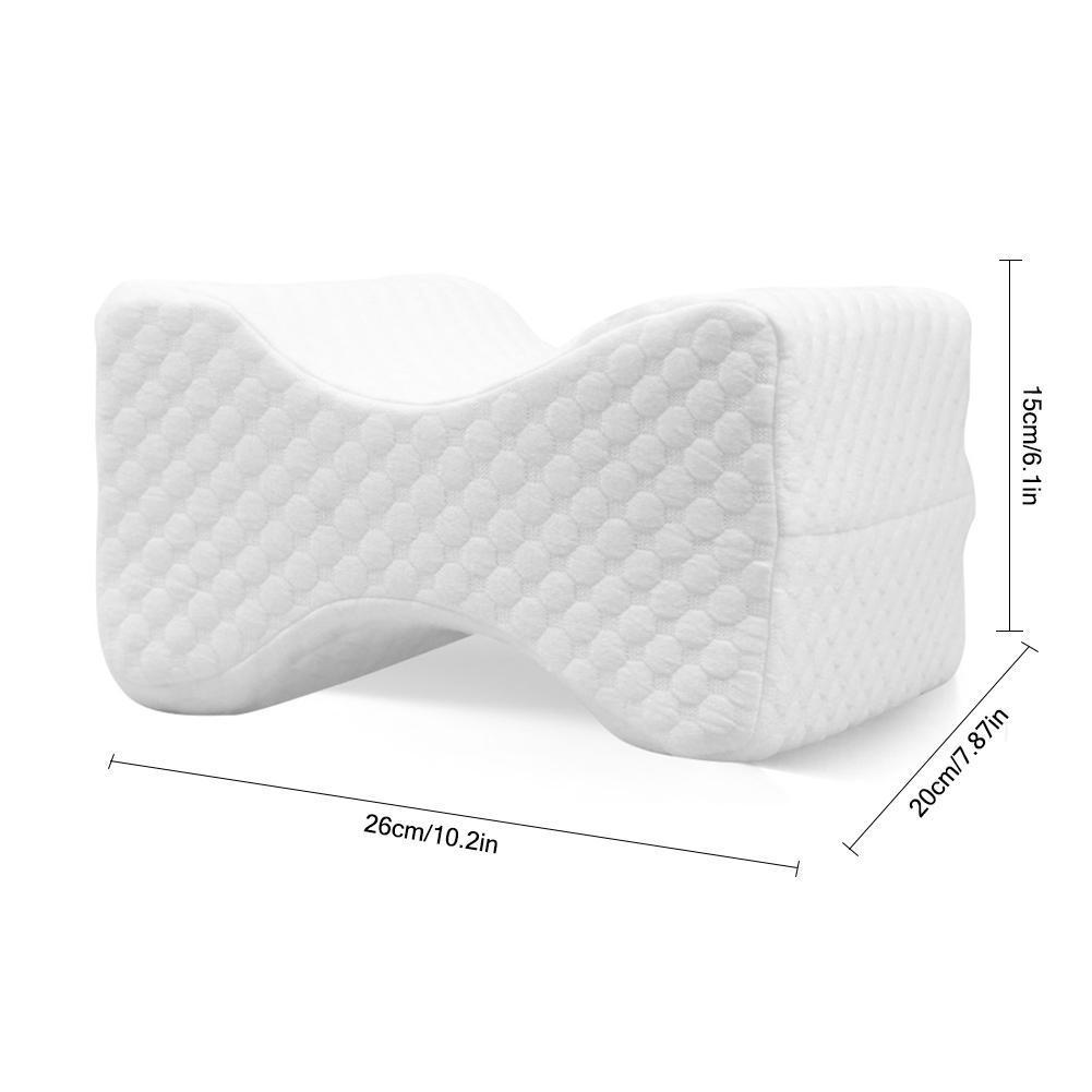 Memory Foam Knee Wedge Pillow for Sleeping Sciatica Back Hip Joint Pain Relief Contour Leg Pad Support Cushion