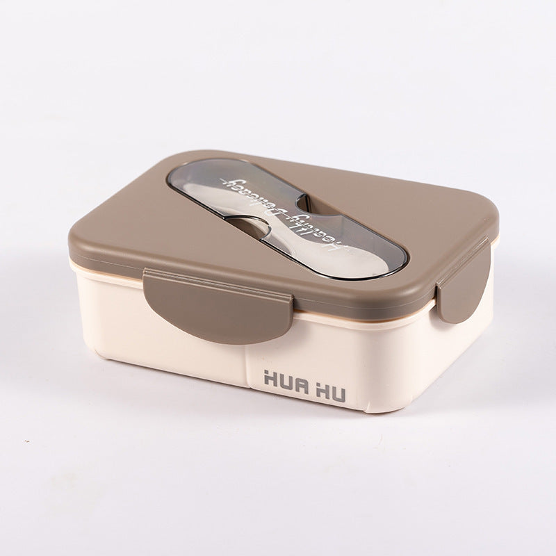 Japanese Style Simple Portable Compartment Lunch Box – Microwaveable Bento