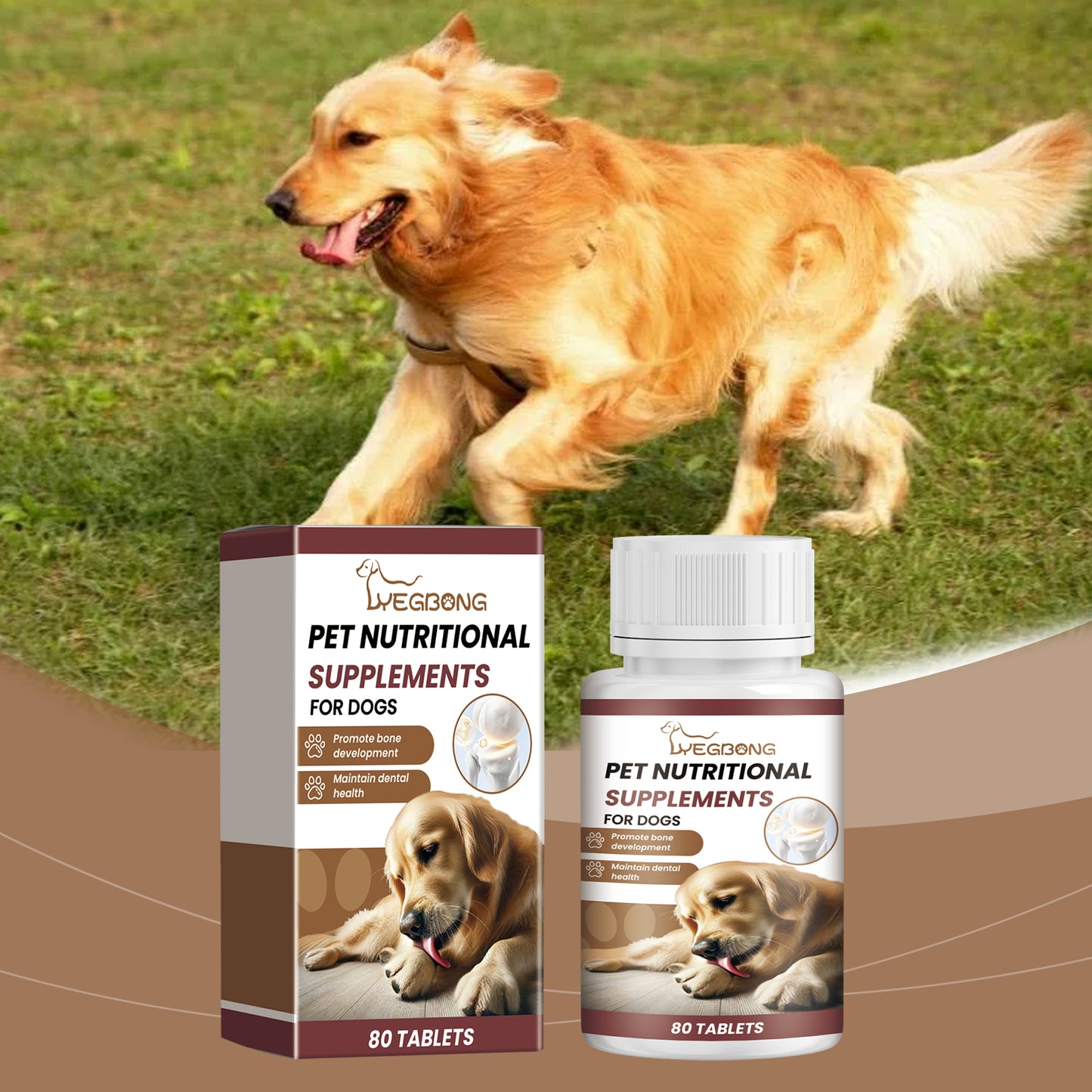 Milk Calcium Tablets for Dogs – Vitamin Supplements for Pet Oral Care & Healthy Nutrition
