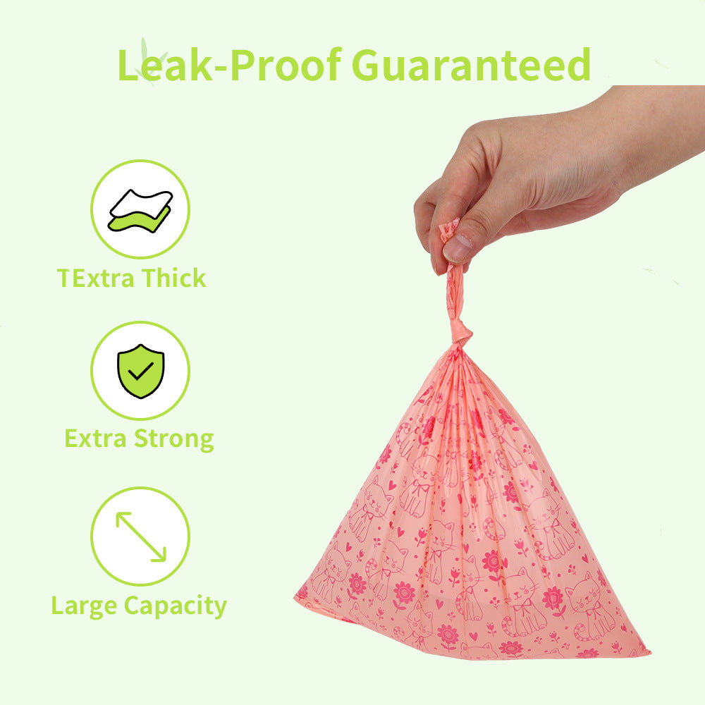60 Rolls Biodegradable Pet Garbage Bags – Dog Litter Bags with Lemon & Lavender Aroma