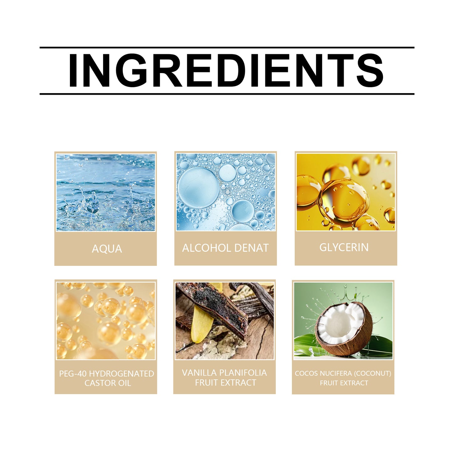 Roxelis Vanilla Coconut Body Perfume Spray – Fresh, Romantic & Portable