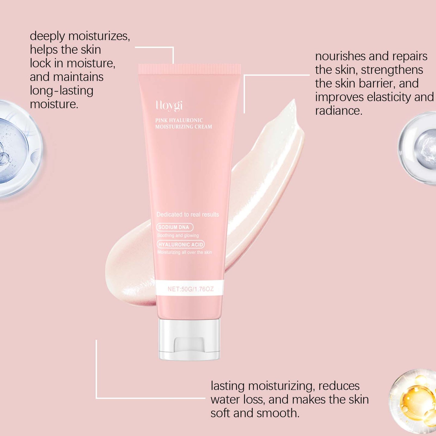 Hoygi Hyaluronic Acid Moisturizer – Gentle Nourishing Facial Cream