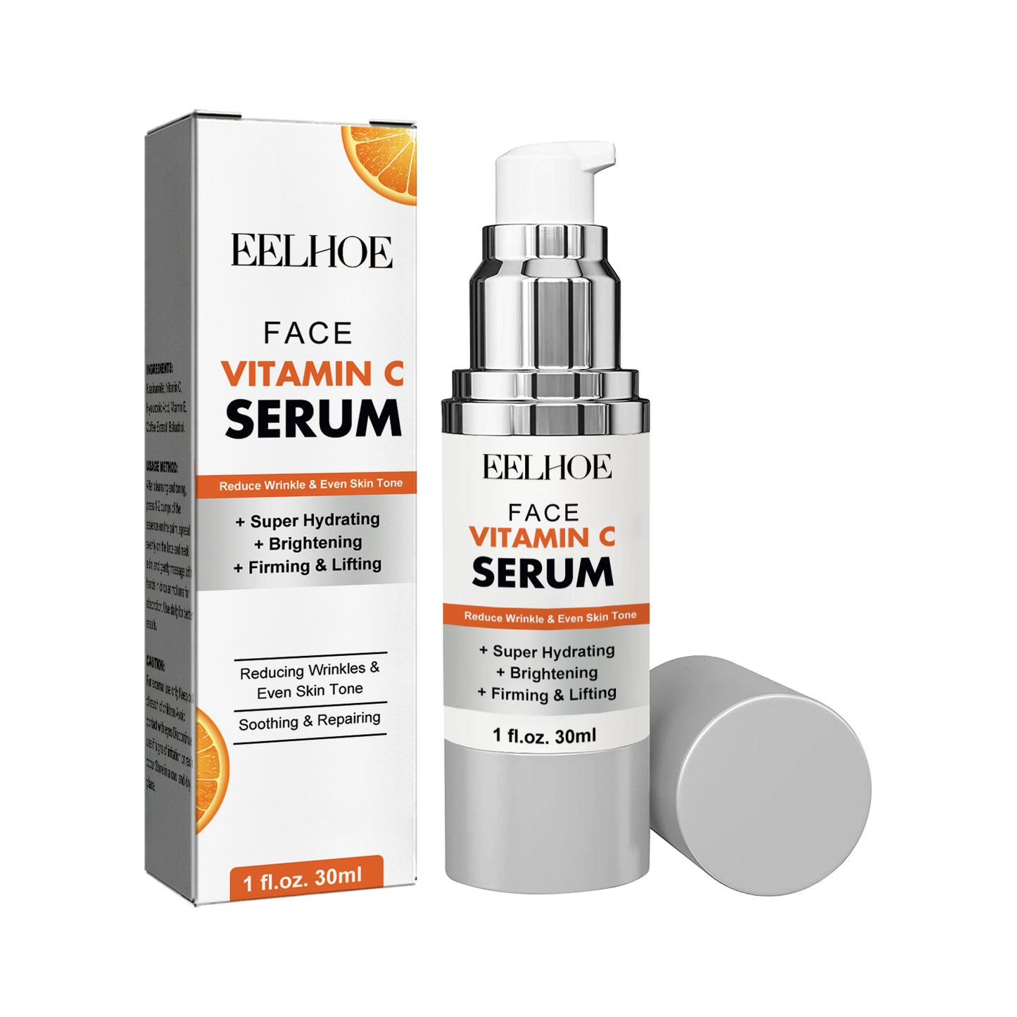 Serum Vitamin C, Serum Tăng Cường Độ Đàn Hồi, Dưỡng Ẩm, Làm Trắng và Chống Nếp Nhăn