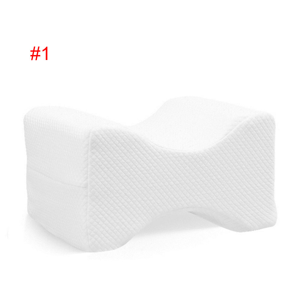 Memory Foam Knee Wedge Pillow for Sleeping Sciatica Back Hip Joint Pain Relief Contour Leg Pad Support Cushion