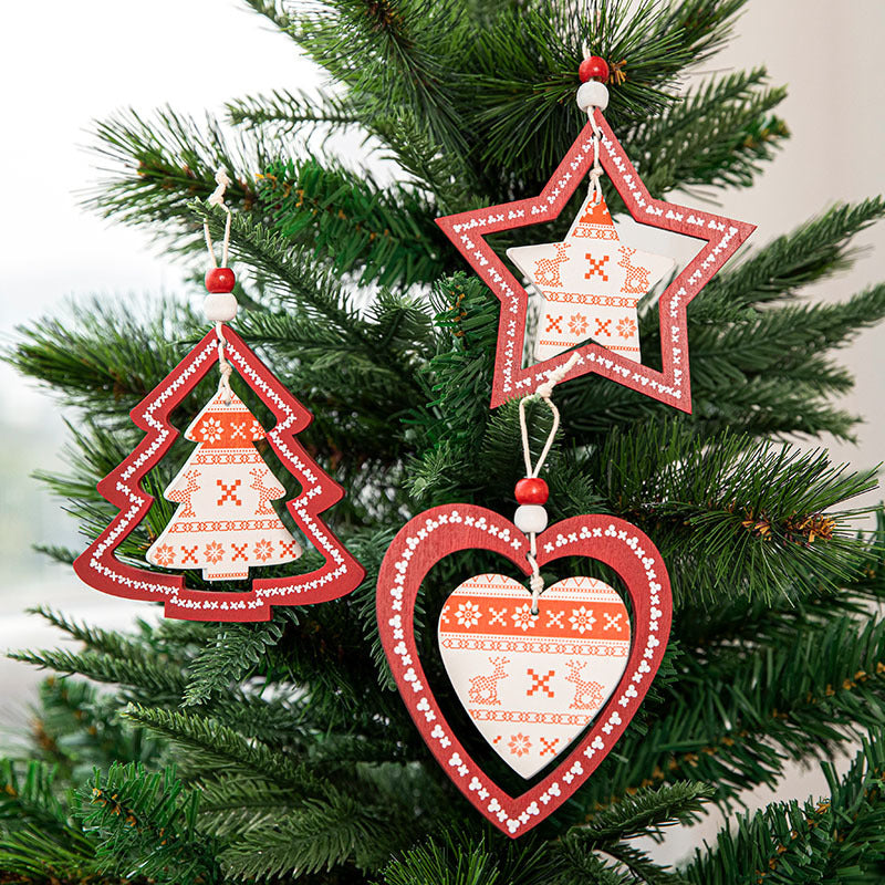 Five-Pointed Star Christmas Ornaments - Tree Decorations & Love Gift Ideas