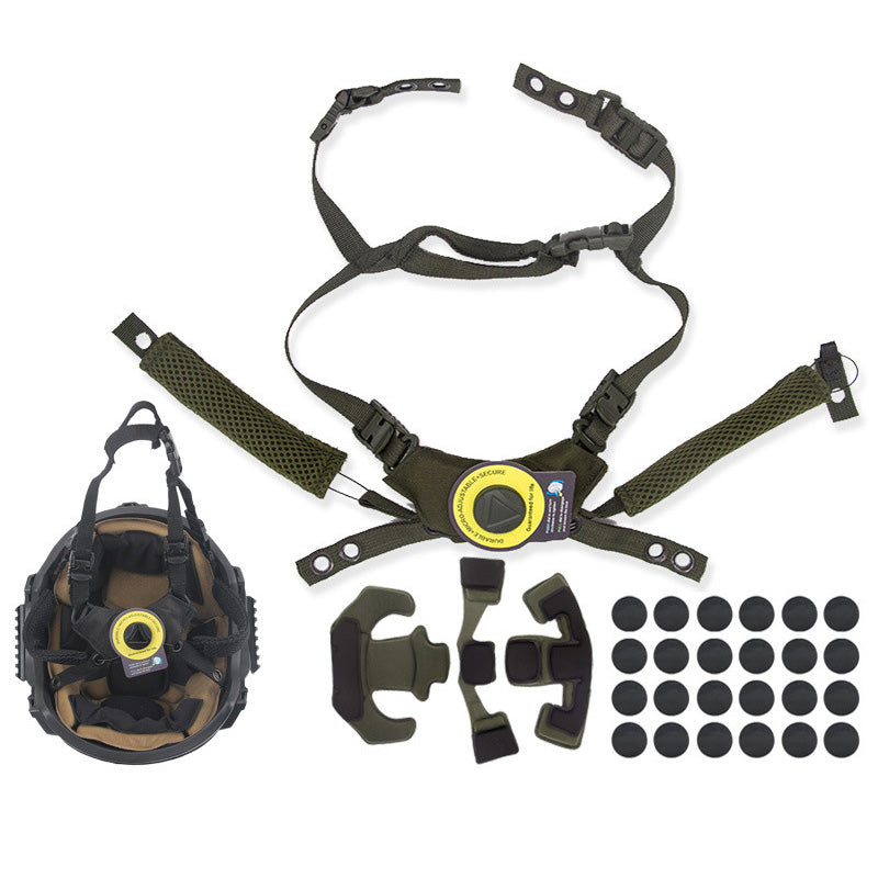 Full Memory Helmet Foam Liner 2nd Gen FAST Tactical Cushioning Pad with Knob Adjustment Strap