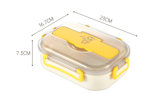 Simple Portable Sealed Microwaveable Lunch Box