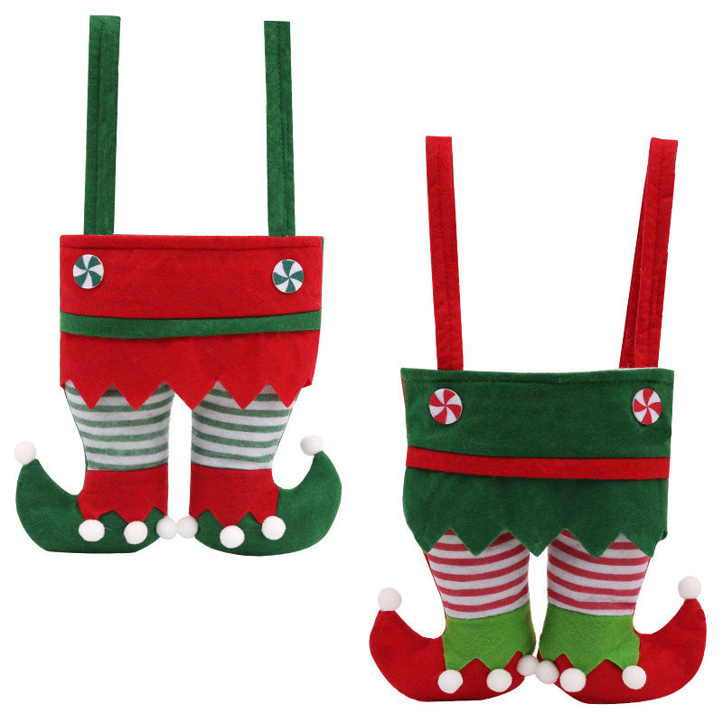 Elf Christmas Gift Bags - Candy Bags & Festive Holiday Decorations